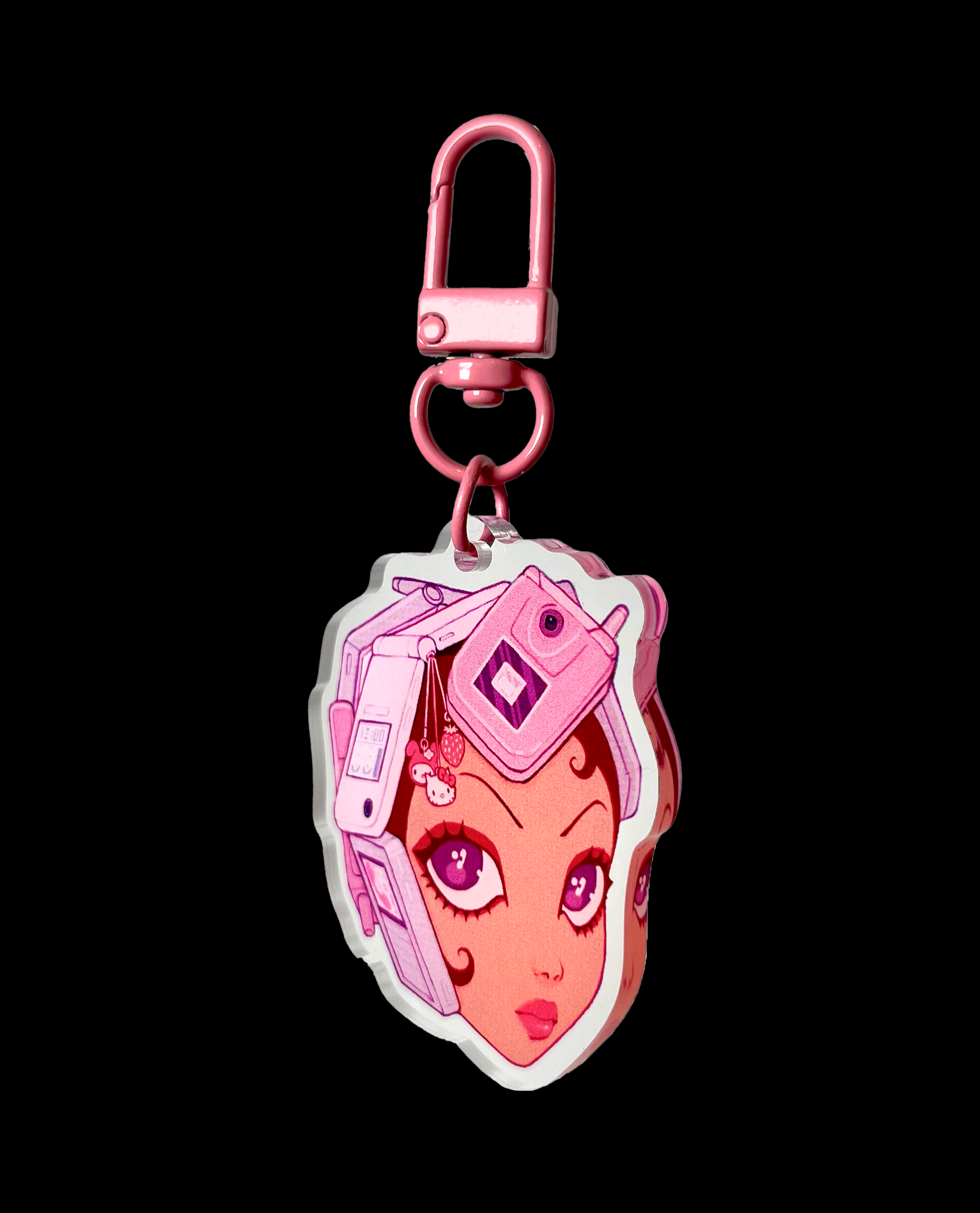 'Call Me' Acrylic Keychain